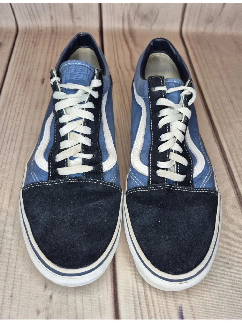 Vans Off The Wall Old Skool Men's Size 12 Black Suede Skateboarding Shoes